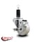 Service Caster 3'' Nylon Swivel 1-1/4'' Expanding Stem Caster with Brake SCC-EX20S314-NYS-TLB-114 - alternate 4